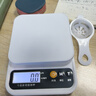 【张晨光代言】电子秤克称厨房秤高精度0.1g食物电子称中药材小型精准茶叶克称珠宝秤 电池款ABS秤面3kg/0.1g 实拍图