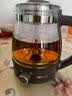 小熊（Bear）煮茶器蒸汽喷淋式养生壶加厚玻璃煮茶器黑茶办公室蒸茶器迷你电热烧水壶保温小型泡茶炉1L送礼礼物 【304滤网-旋钮控制】 1L 实拍图