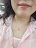 周大生【生日礼物】18K黄金项链O字链锁骨链素链叠戴彩金送女友妈妈 实拍图