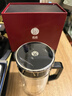 希诺双层玻璃杯带把手高档泡茶杯子男家用办公透明水杯XN-6723 450mL 实拍图