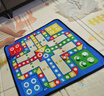 得力（deli）飞行棋地毯儿童玩具小学生棋类益智家庭亲子互动露营 60*60cm 实拍图