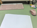 罗技（Logitech）K580无线蓝牙键盘带手机支架可跨屏切换静音按键无限薄膜键盘笔记本电脑手机ipad平板键鼠套装 【K580+M650】跨屏切换套装-茱萸粉 实拍图