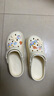 名创优品（MINISO）洞洞鞋男女夏季外穿凉鞋防滑厚底踩屎感包头凉拖鞋卡其色+海星 实拍图