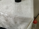 铭聚布艺（MINGJU）桌布 软玻璃无味加厚PVC餐桌垫防水防油水晶板定制茶几垫60*120cm 实拍图
