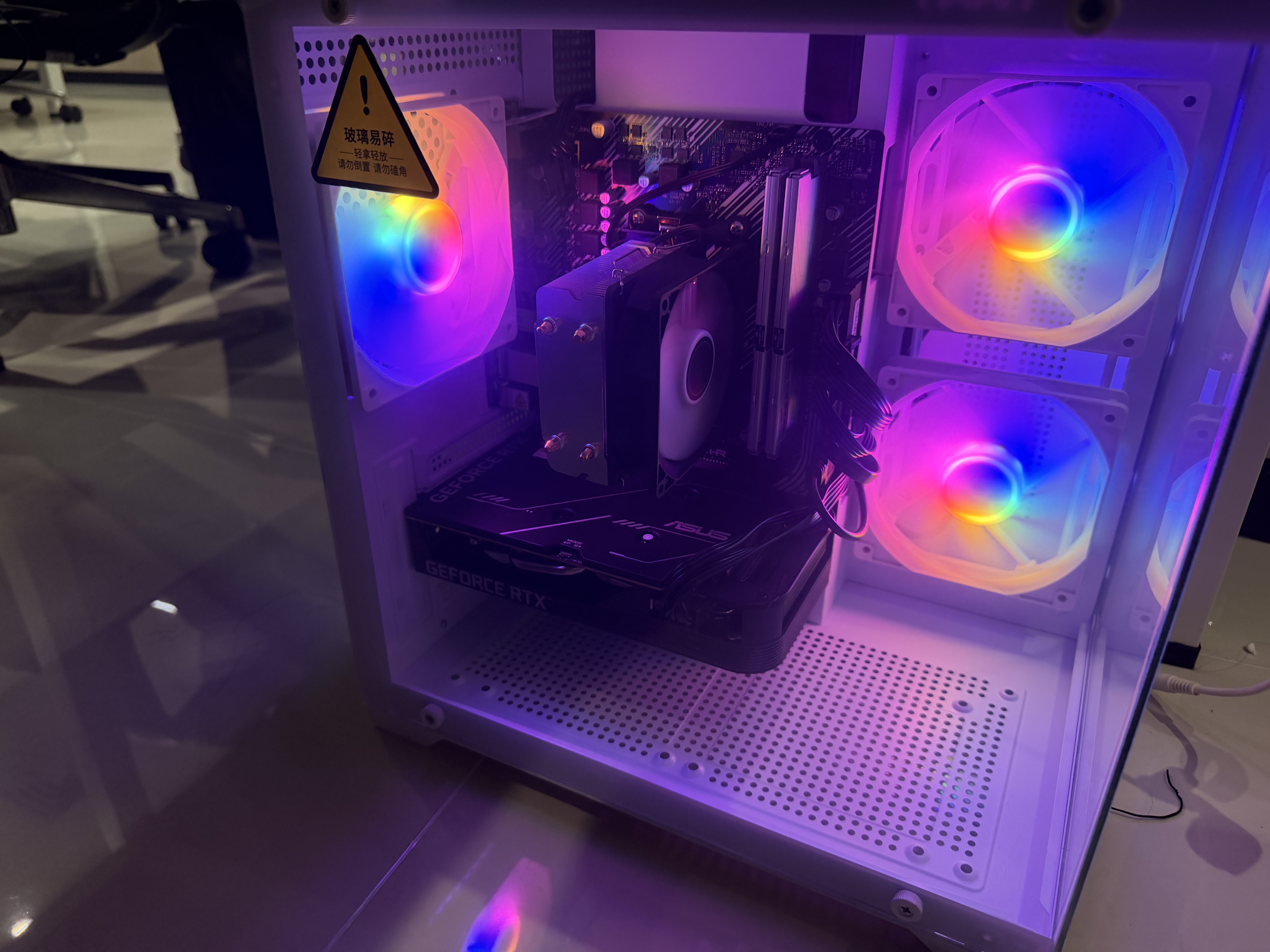 华硕（ASUS）海景房5060全家桶14代酷睿i7台式电脑DIY组装机独显主机整机直播设计游戏电竞水企业大额补贴整套 机皇顶配：R7-5700|RTX5050|1.5T 华硕单主机(五年质保+国行带票 实拍图