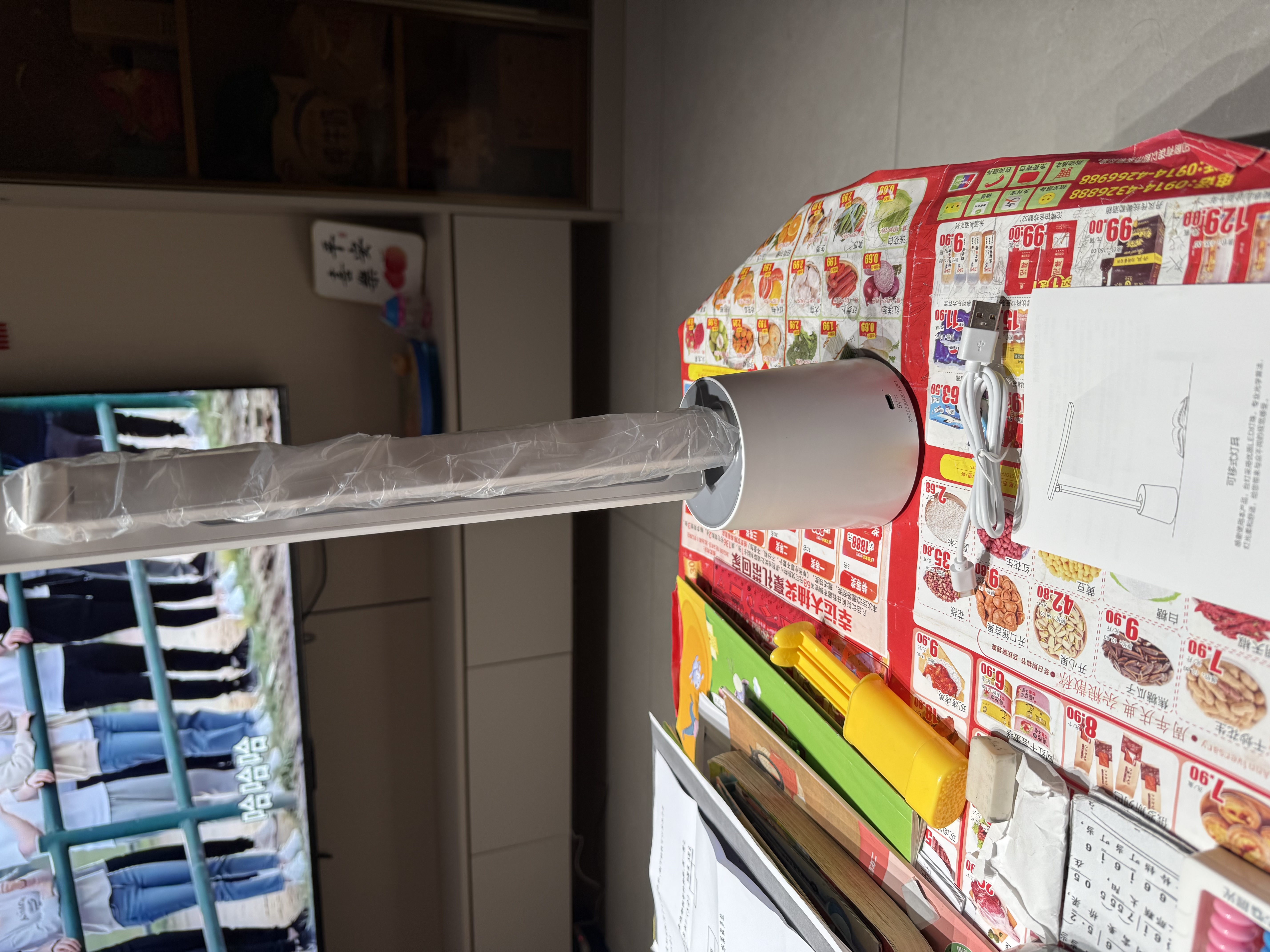 欧普照明AAAA级护眼台灯学习专用儿童写字大学生宿舍书桌床阅读灯照明灯具 22.充电款8000mAh/国A级/小夜灯模式 实拍图