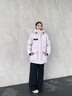波司登（BOSIDENG）冬季羽绒羽绒服女士加厚90绒鹅绒连帽商场同款时尚百搭休闲外套 【店长推荐】冰穹提花紫9ER2 M 165/88A 体重约110-120斤 实拍图