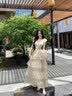 春乏在逃公主长裙子女2026夏季新款度假风收腰显瘦蛋糕大摆连衣裙 吊带连衣裙 S 实拍图