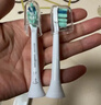 飞利浦（PHILIPS）电动牙刷头W2亮白型官方原装欧洲进口适配钻石1/3/3pro/CI/导航刷系列刷柄  3支装HX6063/96 黑 实拍图