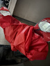 天堂伞 户外骑行雨衣雨披单人连体 加厚牛津布电瓶车摩托车 均码红色 实拍图