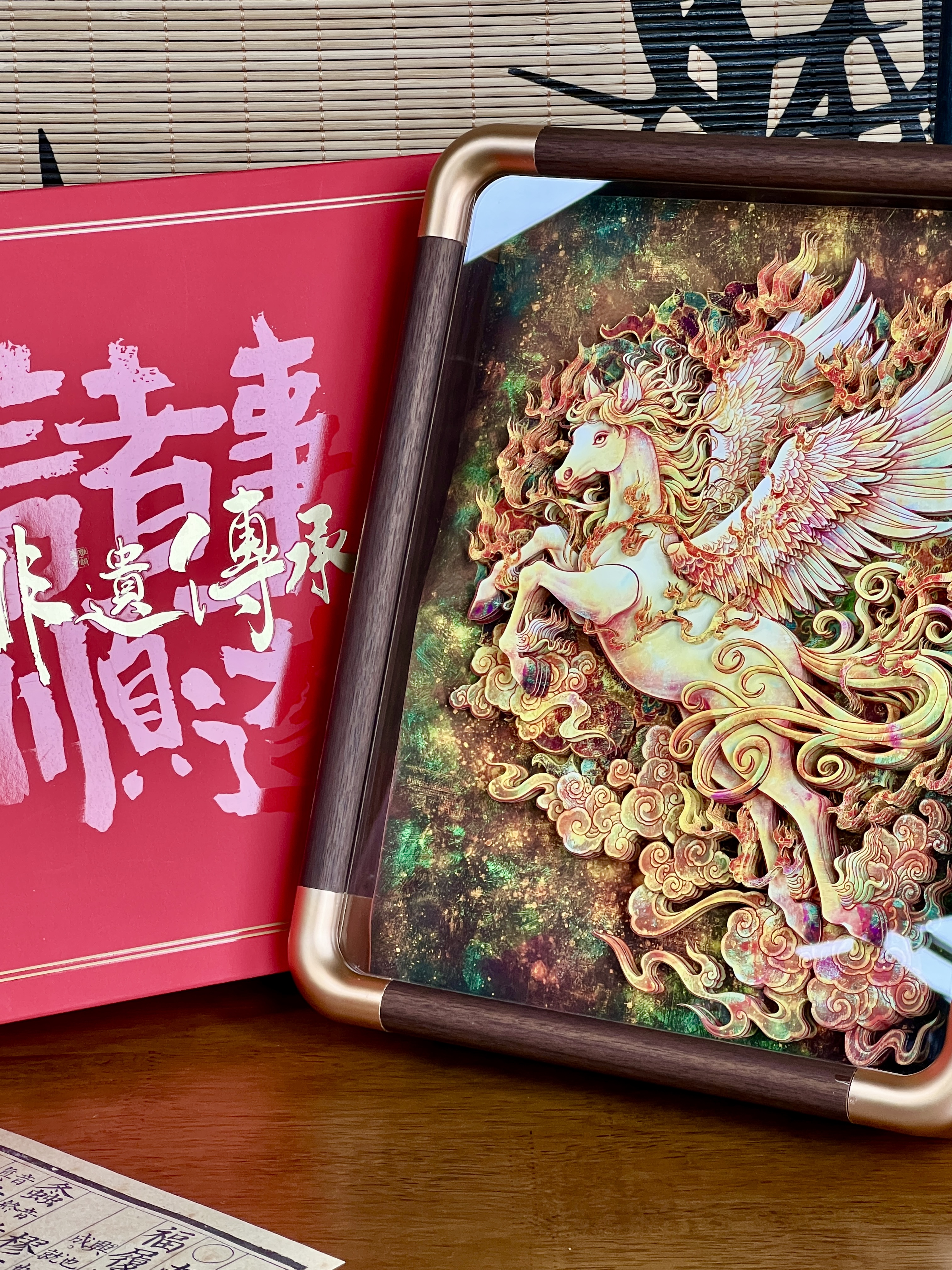 朱律阁桌面摆件客厅办公室装饰非遗高档手工艺品开业乔迁礼物实用纪念品 实拍图