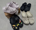 卡骆驰（CROCS）白鹿同款经典云朵洞洞鞋时尚百搭女鞋花园鞋沙滩鞋|206750 石英粉-6UR(含智必星) 39 (250mm) 实拍图