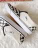 VANS范斯官方 经典款Slip-On经典一脚蹬鞋帆布鞋 黑白棋盘格 36.5 实拍图