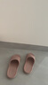 曼多贝尔【抗菌拖鞋】简约女拖鞋 轻便软弹家居浴室凉拖鞋 脏脏粉39-40 实拍图