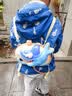 licheers背包水枪儿童玩具网红滋水枪夏天抽拉式打水仗喷水玩水神器 鲨鱼 实拍图