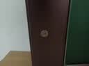 雷鸟堵孔神器指纹锁防盗门木门补洞猫眼罩得住门孔盖锁孔装饰盖补洞 小号红古-直径小于30/门厚40-120 实拍图