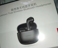 联想（Lenovo）真无线蓝牙耳机 半入耳式耳机 音乐运动游戏耳机蓝牙5.4 适用苹果小米手机 EA110黑色 实拍图