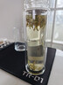 希诺抗菌玻璃杯双层防烫办公车载水杯男高档泡茶杯子XN-9607KT 410ml 实拍图
