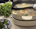小熊（Bear）电火锅 鸳鸯锅家用火锅专用锅分体多功能锅 电煮锅涮肉锅火锅锅3分钟速沸分区控温 D60J1 6.5L 实拍图