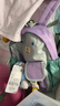 SHUKIKU乐兜兜儿童公仔双肩包幼儿园书包小学生防泼水背包 海盐茄紫 S+ 实拍图