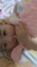 澳贝（auby）婴幼儿玩具豆豆绒小兔子毛绒安抚玩偶可入口水巾哄睡牙胶啃咬礼物 实拍图