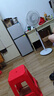 美的（Midea）【飓风节能】七叶柔风立式电风扇/家用轻音落地扇/台式小型风扇/大风力遥控定时摇头风扇 SAH35BSJ 实拍图