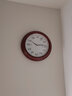 康巴丝（Compas） 智能电波钟木制大壁钟中式钟表田园实木挂钟钟表2024M SZGD-2023M 40cm 16英寸 实拍图