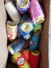 长科5个装缝纫线缝衣缝纫机线涤纶针线彩色宝塔线402家用手缝线多用针 29种颜色，每种1个（全家福装） 实拍图