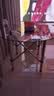 桌架子桌腿支架折叠桌架不锈钢餐台脚多功能圆桌腿伸缩桌脚架桌脚 75高加固款伸缩架 配80-140桌面 实拍图