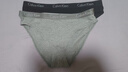 Calvin Klein内衣女士三条提花腰边ck棉质微弹性感三角内裤女 Q7Z-太空黑/樱花粉/椰青灰 3条 L 尺码偏大，建议拍小一码 实拍图