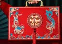 庆喜良缘彩礼盒结婚礼金箱20-30万订婚装钱盒子现金聘礼提亲定红色手提箱 实拍图