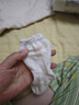 全棉时代儿童袜子7A抗菌婴幼儿宝宝纯棉中筒袜 黄白绿 14-16cm 实拍图