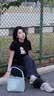 纽芝兰（NUCELLE）【Angelababy同款】香槟金编织女包26新款轻奢小众hobo女士托特包 冰川蓝中号+子母袋 【可放11寸Ipad】 时尚高端品牌送女友 实拍图