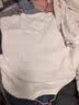 真维斯短袖t恤男夏季新款冰丝衣服潮流上衣男士纯棉男装圆领男生体桖衫 1164D雾蓝色+1164D白色 L 实拍图