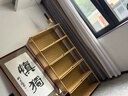 木马人手办展示柜子乐高亚克力陈列盒酒柜盲盒摆件非玻璃货架零食置物架 【三面透明】原色五层80长 实拍图