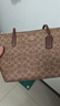 蔻驰（COACH）【品牌直供】女士FIONA24手提单肩托特包棕褐色CBT18 520礼物 实拍图
