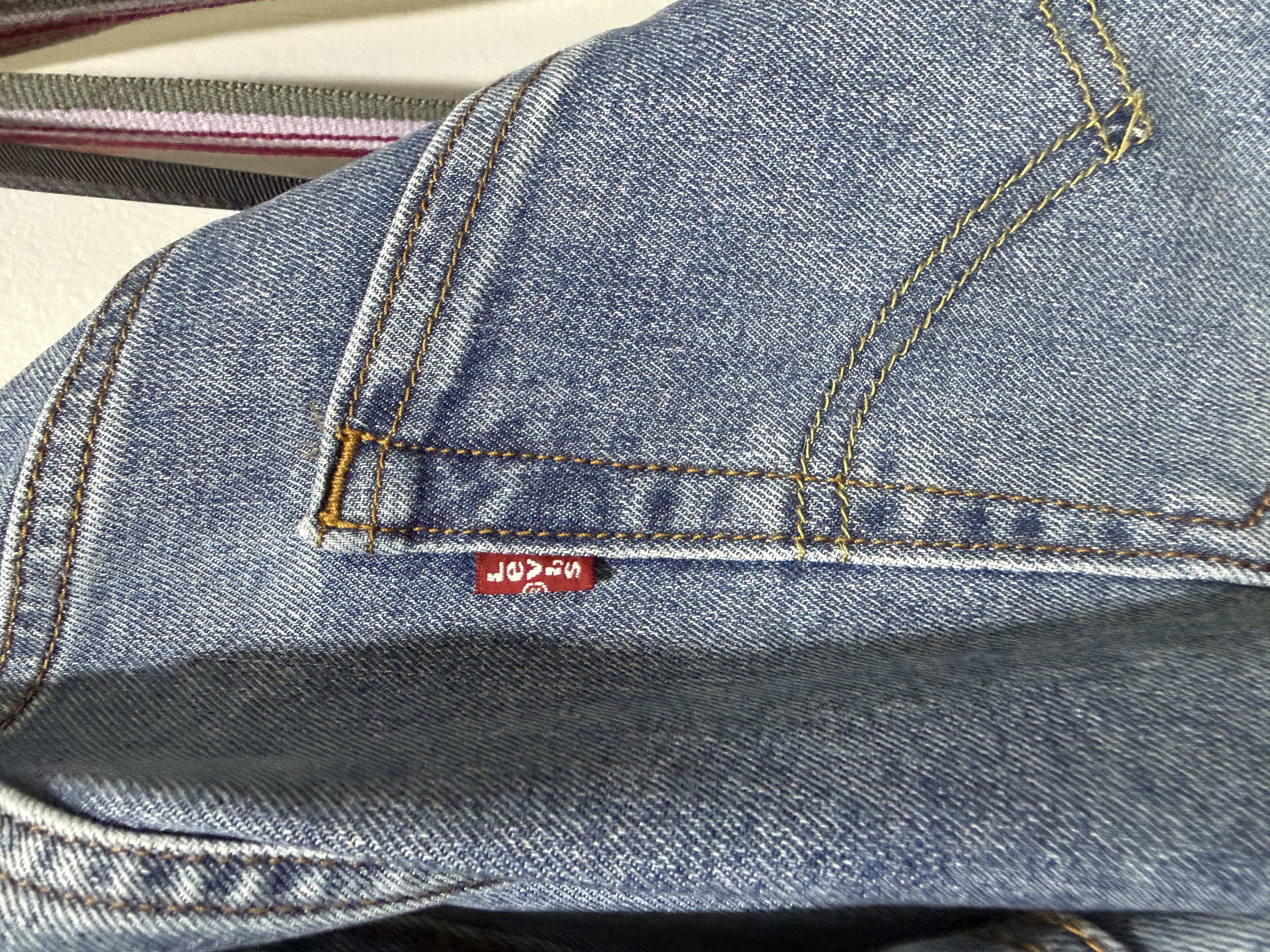 Levi's李维斯26年春夏新款男士美式复古水洗502标准锥形牛仔裤 浅蓝色 34 (32) 实拍图