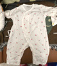 迪尼豆豆初生新生儿蝴蝶哈衣衣服婴儿连体衣睡衣宝宝夏季空调服薄款哈衣 婴儿夏（蝴蝶哈衣）熊宝贝浅色~ 59cm 新生儿0-2月 实拍图