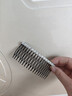 皇家密码金属铁齿发梳插梳水钻刘海梳前额头顶夹侧边发卡新款碎发整理神器 实拍图