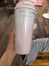 星巴克（Starbucks）粉白渐变双饮口不锈钢咖啡杯470ml保温保冷水杯杯子男女神礼物 实拍图