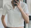耐克(NIKE)女短袖T恤 POLO衫 运动休闲 简约时尚 DV7885-133白XL 实拍图