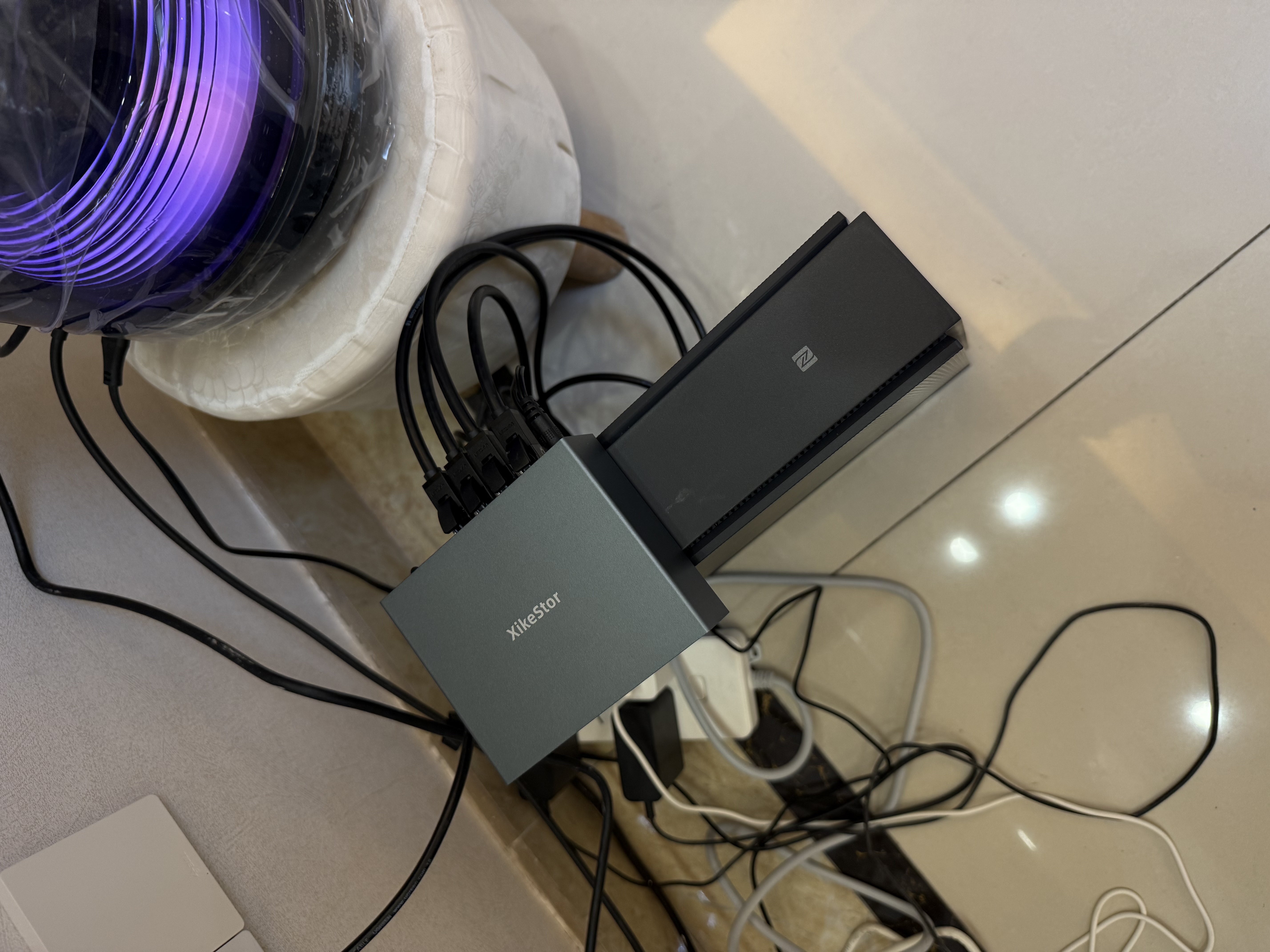 兮克2.5G交换机5口2.5G+1口10G网络管理型交换机支持VLAN汇聚可配NAS家用企业用SKS3200-5E1X 实拍图