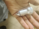 纽曼（Newmine）车载充电器点烟器一拖二双USB金属车充电压显示检测快充SX001-008 实拍图