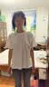班尼路（Baleno）白色正肩短袖T恤女2026春秋季新款宽松纯棉打底衫女装内搭上衣服 实拍图