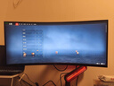 AOC34英寸WQHD 240Hz 快速液晶1ms HDR400 出厂校色 1500R曲面带鱼屏 游戏电竞显示器宙斯盾 CU34G4Z 实拍图