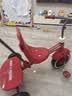Radio Flyer瑞飞儿儿童三轮车脚踏车手推车1-5岁宝宝多功能溜娃神器童车 #469红色四合一三轮车【带蓬】 实拍图