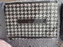 【2个装更划算】千鸟格收纳箱大尺寸硬板内衣收纳盒收纳女手提包 无纺布-千鸟格2个装 实拍图