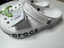 卡骆驰（CROCS）贝雅卡骆班洞洞鞋|205089 白/深蓝-126   41 /42(260mm)   实拍图