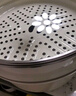 红厨钛陶瓷汤锅带蒸格24cm家用炖煮锅煲汤焖蒸锅煮粥电磁炉燃气灶通用 实拍图