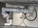 潜水艇（Submarine）厨房水槽洗菜盆下水管配件双槽套装洗碗盆洗菜池下水器排水管京 省空间款【单槽110mm提篮】套装 实拍图